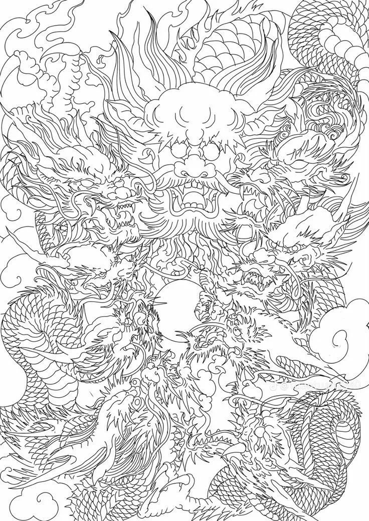tattoo cửu long di quan