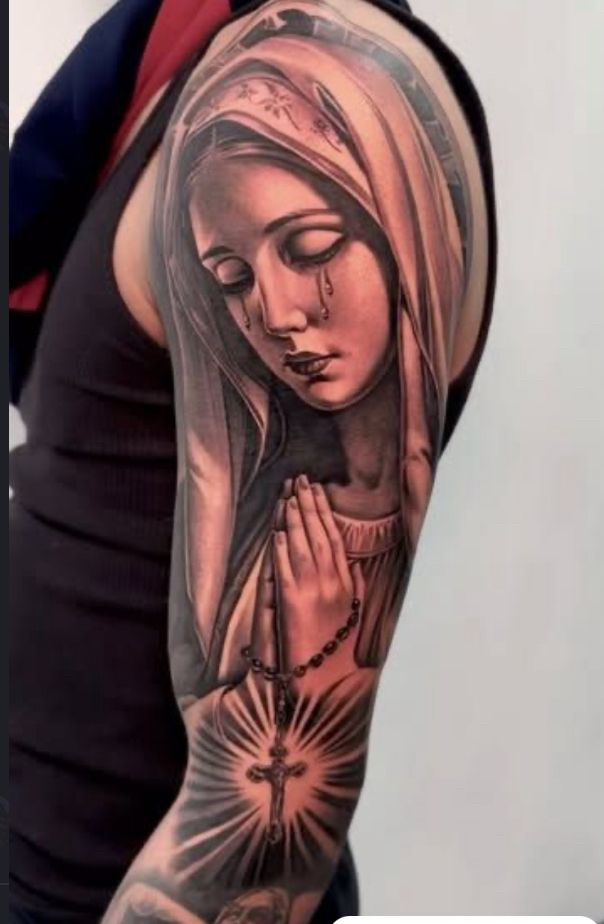 ý nghĩa hình xăm đức mẹ maria