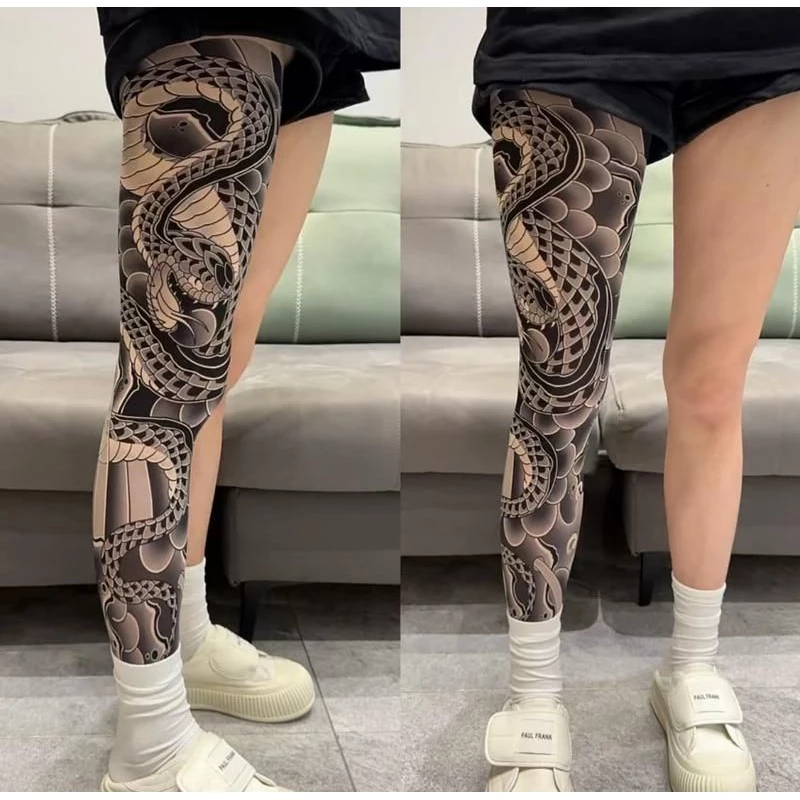 mẫu hình xăm full chân
