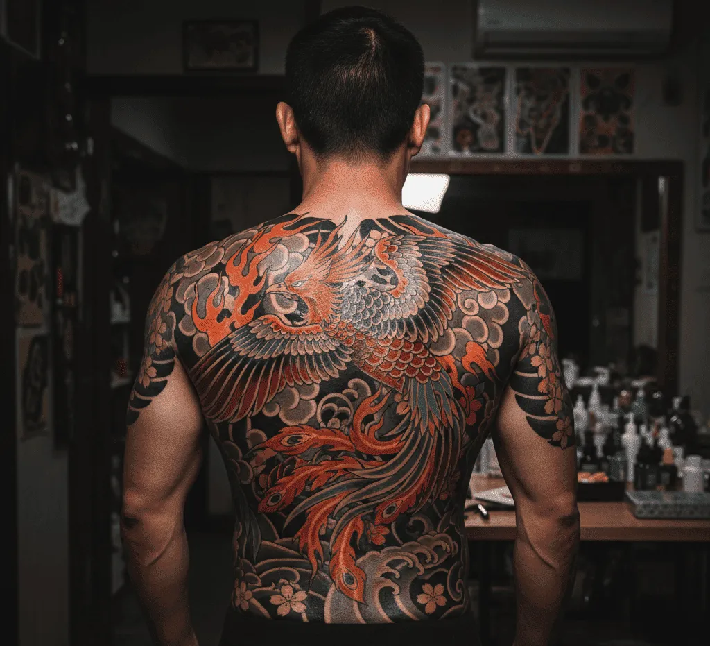 hình xăm full lưng