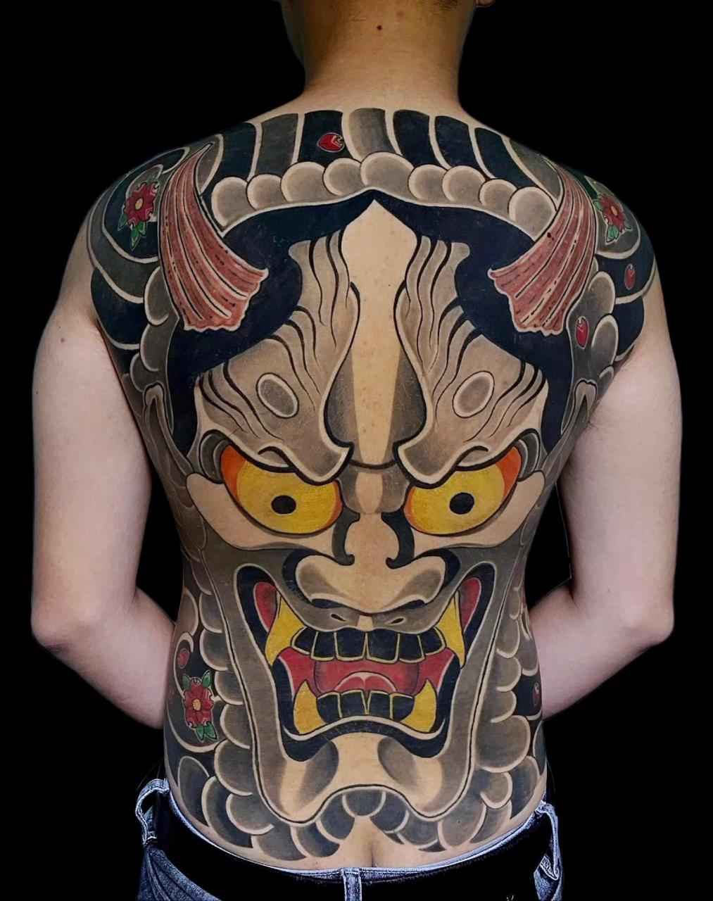 hình xăm full lưng