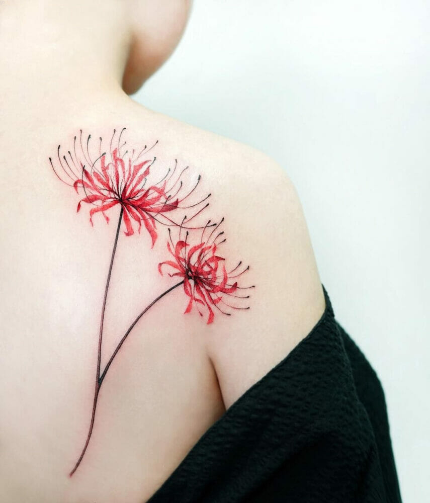 xăm hoa bỉ ngạn