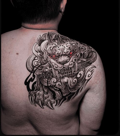 hình xăm kỳ lân