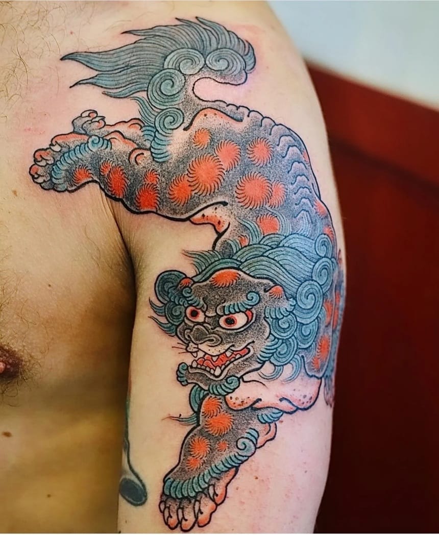 hình xăm kỳ lân