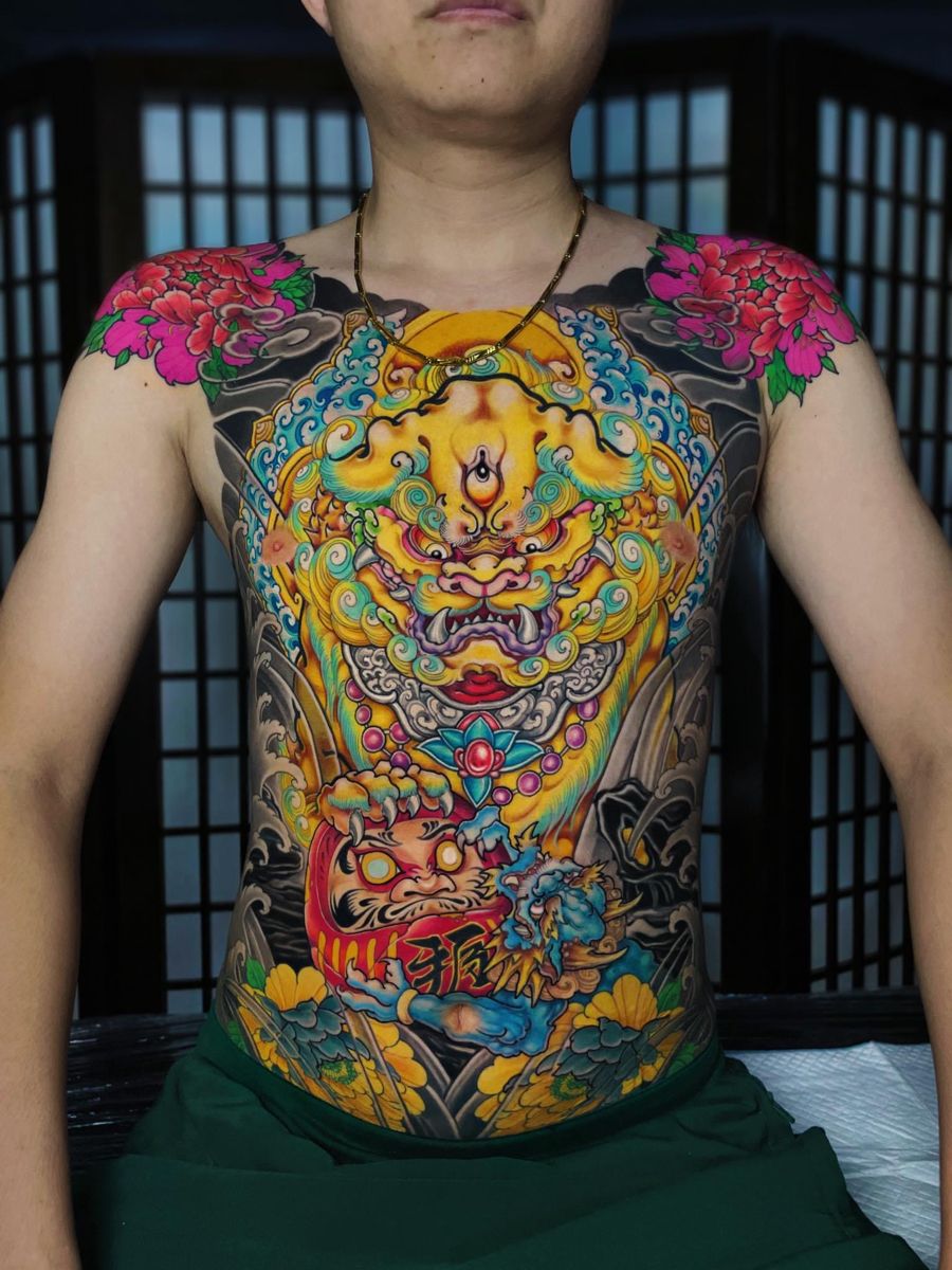 hình xăm kỳ lân