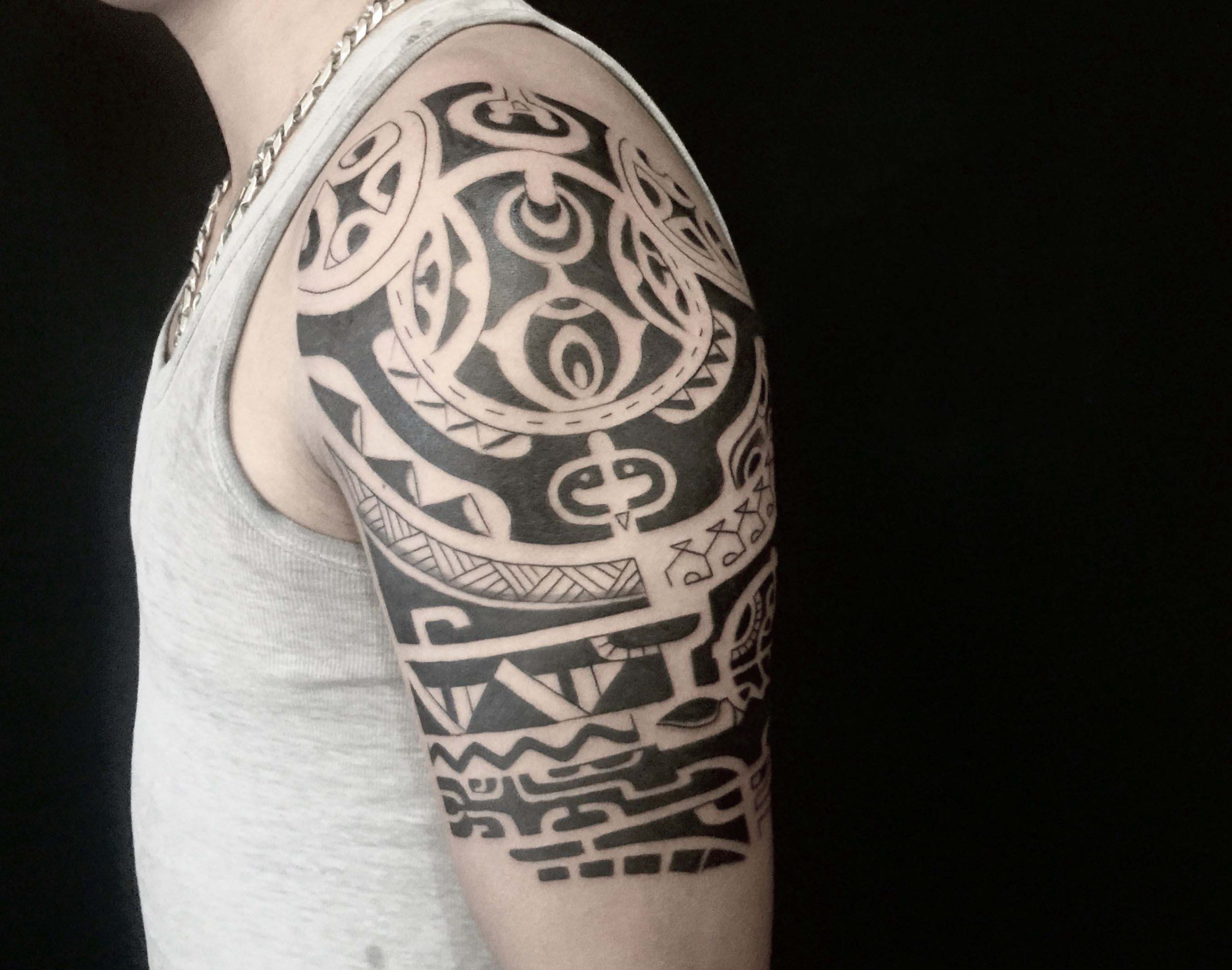 hình xăm maori