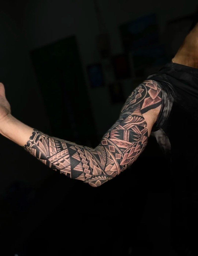 hình xăm maori