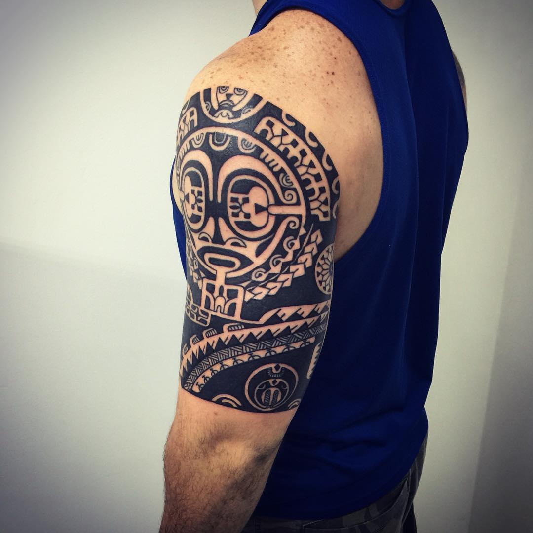 hình xăm maori
