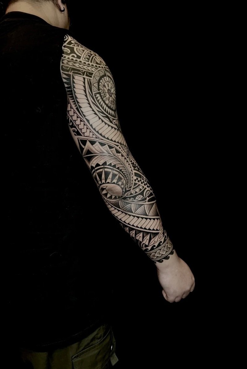hình xăm maori
