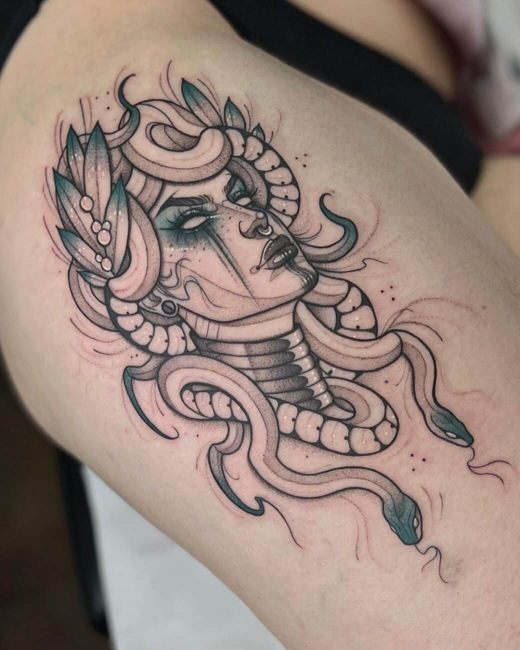 hình xăm medusa
