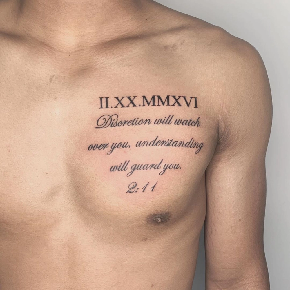 hình xăm năm sinh gia đình 4 người