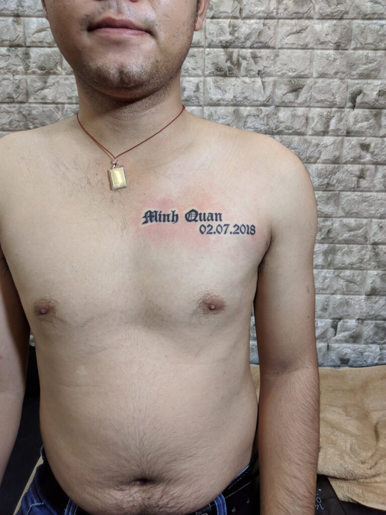 hình xăm năm sinh