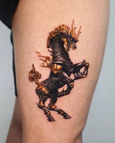 hình xăm ngựa