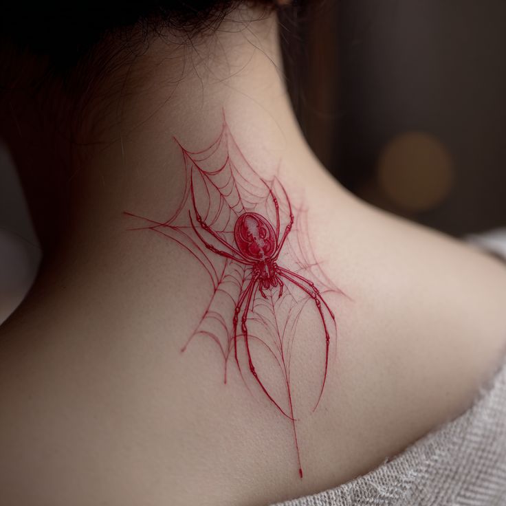 hình xăm con nhện