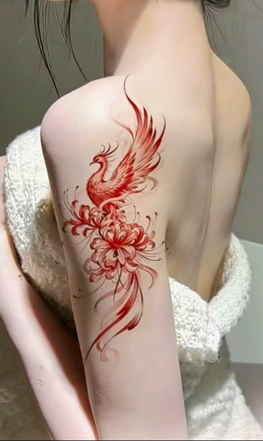 hình xăm phượng hoàng lửa