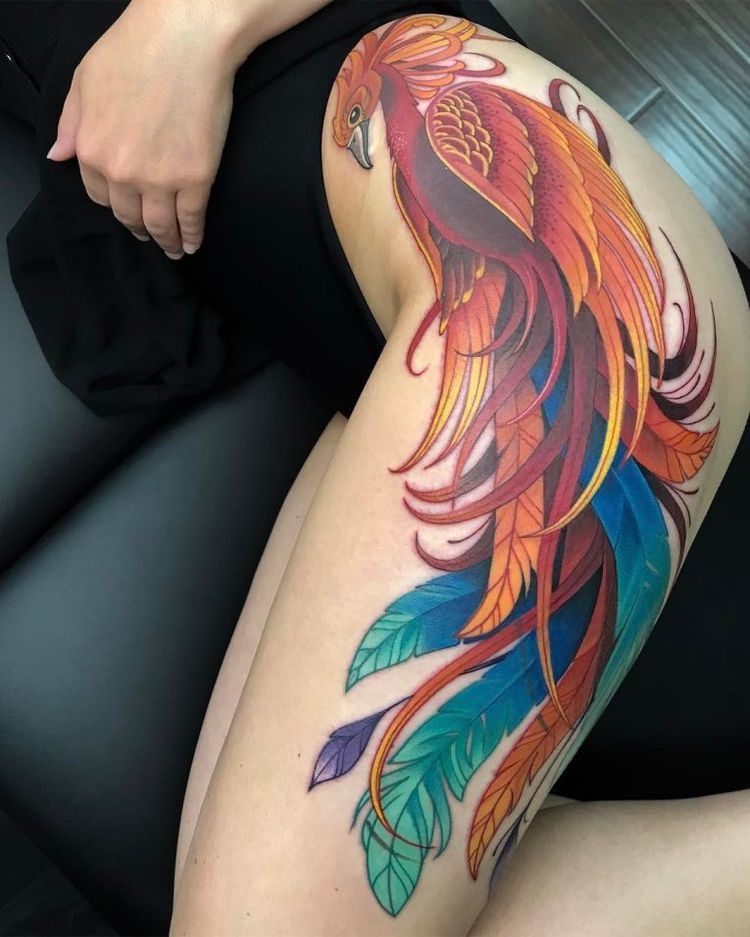 hình xăm phượng hoàng