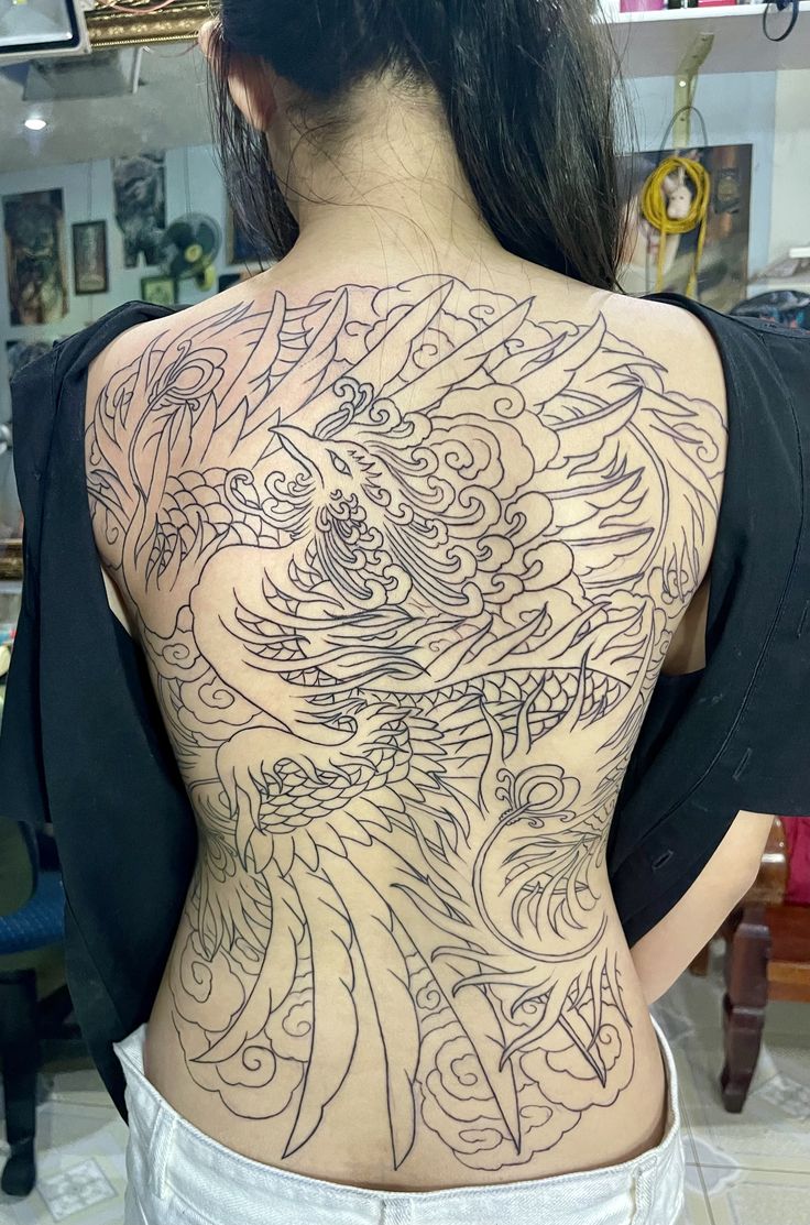 hình xăm phượng hoàng