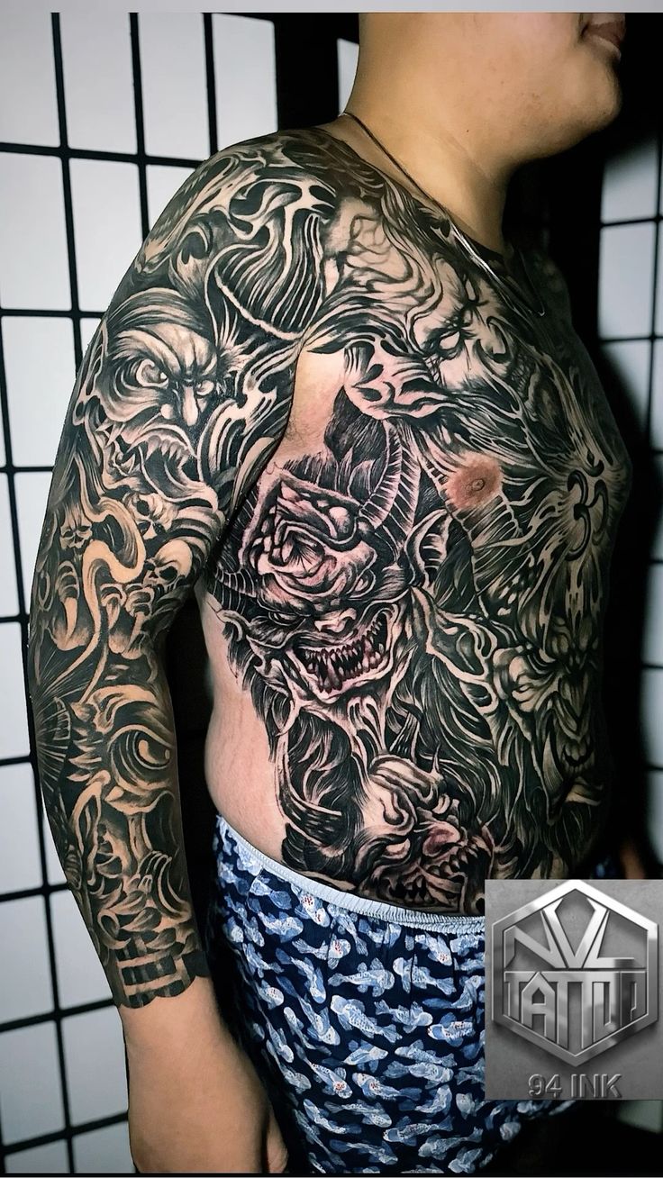 hình xăm quỷ ráp