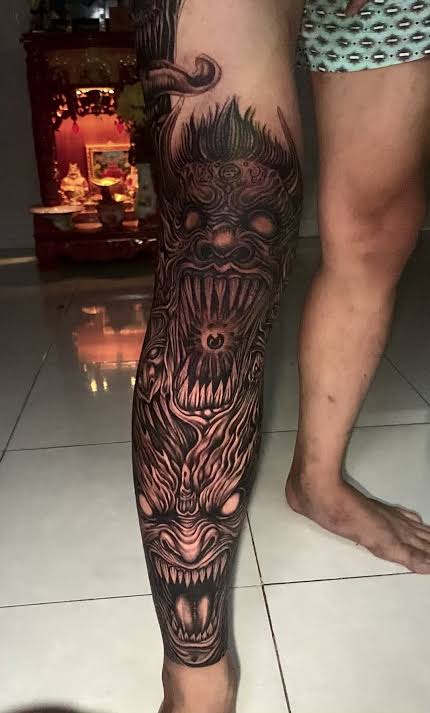 hình xăm quỷ ráp