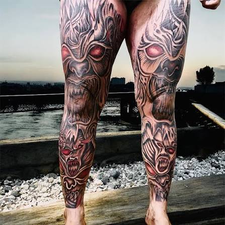hình xăm quỷ ráp