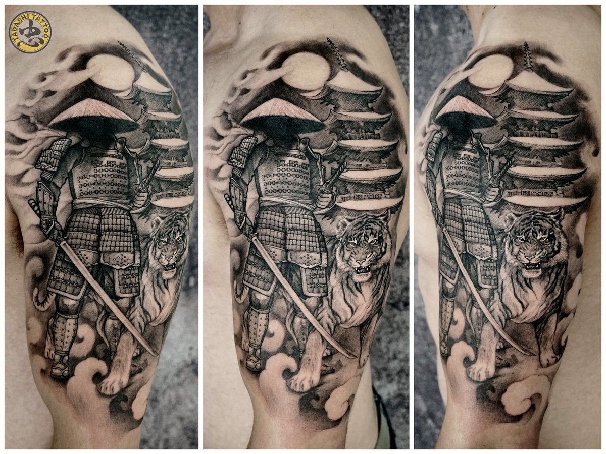 hình xăm samurai