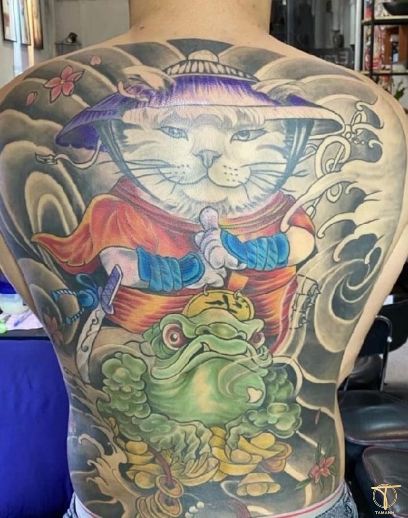 hình xăm samurai