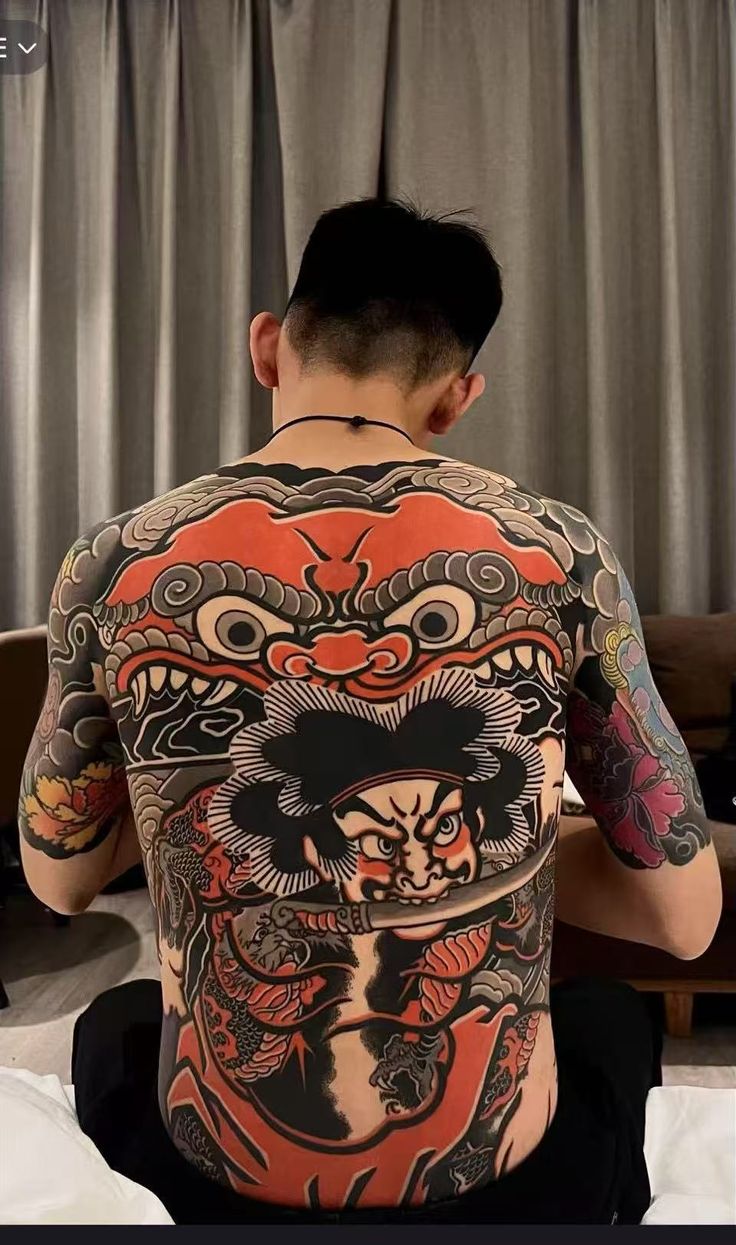 hình xăm samurai