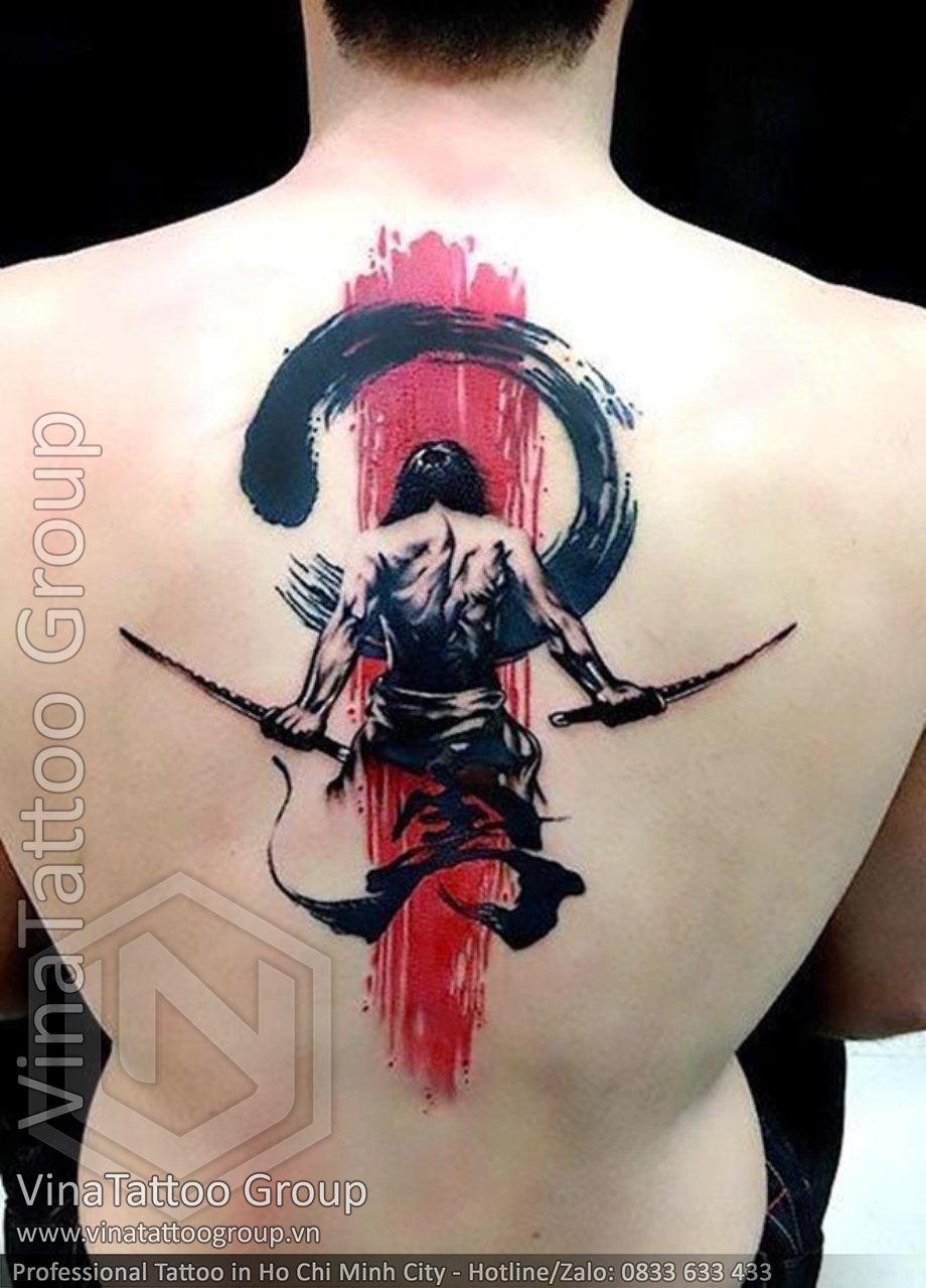 mẫu hình xăm samurai