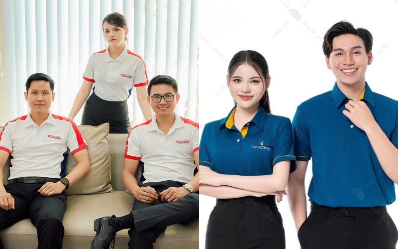 Đồng phục ZUMI có thế mạnh nổi bật ở áo thun cổ tròn và áo thun cổ trụ